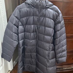 Michael Kors Kids Charcoal Puffer Jacket
